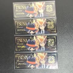 REBORN! くじプラ リボーン ホログラムチケット風カード 沢田綱吉 4点