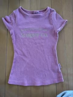 SCULPTOR 半袖 Tシャツ ピンク ロゴプリントのサムネイル