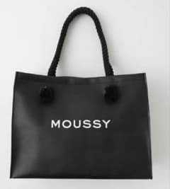 MOUSSY マウジー レザー調 トートバッグ ブラックのサムネイル