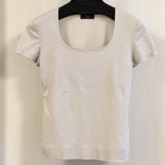 【よめぱん様専用/中古】♡ｒｕ♡半袖カットソー/アイボリーのサムネイル