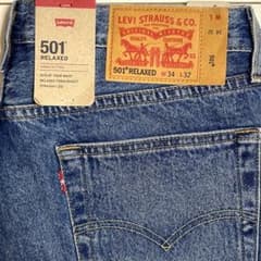 Levi's 501 RELAXED W34 L32 ストレート リーバイスのサムネイル