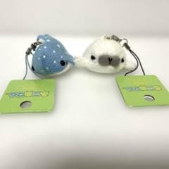 ムニュマム　ジンベエザメ & アザラシ　ぬいぐるみストラップ