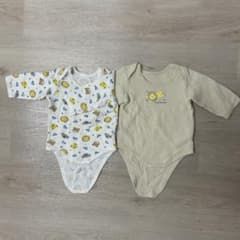 長袖ロンパース肌着80cm2枚セットのサムネイル