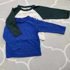 長袖ロングTシャツ　2枚組のサムネイル