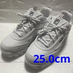匿名発送】FILA フィラ ディストーター プレミアム スニーカー 25cm 