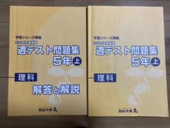 四谷大塚 週テスト問題集 理科5年上のサムネイル