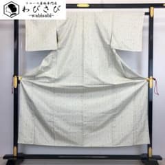 単衣 お召 抽象織模様 卯の花色 K-3682 単衣 お召 抽象織模様 卯の花色 K-3682 - メルカリ