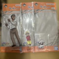 크레용 신짱 이치 반 쿠지 E상 노하라 일가 아크릴 스탠드 3종 세트