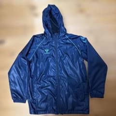 hummel ヒュンメル ナイロンジャケット ネイビーのサムネイル
