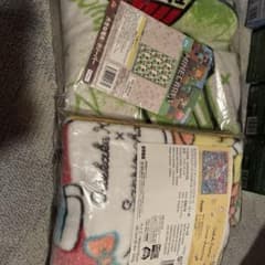 Minecraft大きな毛布　クリーパー サンリオブランケット