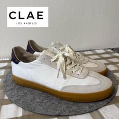 CLAE DEANE レザースニーカー 白 ガムソール 本革のサムネイル