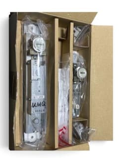 [未使用] LIXIL ガゼリアN 戸先錠 引手取手 シリンダーハンドル セットのサムネイル