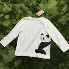 【新品未使用】無印良品 プリント長袖Tシャツのサムネイル
