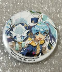 SNOW MIKU 2020 알로라식스테일 스노우 미쿠 캔 배지