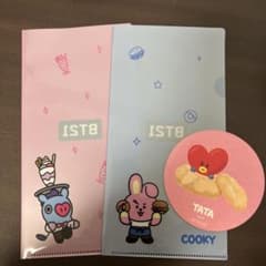 BT21 카페 클리어 파일 코스터
