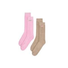 完売品［新品・未開封］Skylrk ソックス　2足セット　ピンク・ベージュ 完売品［新品・未開封］Skylrk ソックス 2足セット ピンク・ベージュ