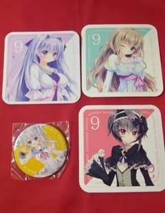 9-nine- ぱれっと 缶バッジ コースターセットのサムネイル