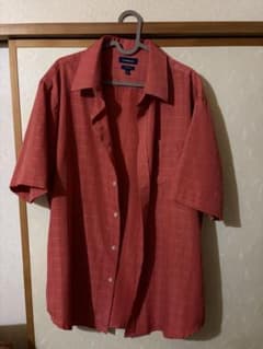 Croft&Barrow 半袖シャツ レッド Lのサムネイル