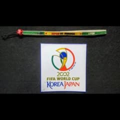 2002 日韓ワールドカップ　オフィシャルステッカー　シール 希少品】FIFA 日韓サッカーワールドカップ 記念ステッカー 2002年開催
