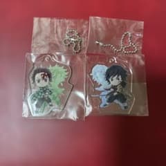 鬼滅の刃1番くじ　F賞きゅんキャラアクリルチャーム　冨岡義勇＆竈門炭治郎セットのサムネイル