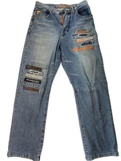 00's b系　34インチ　Akademiks デニムパンツのサムネイル
