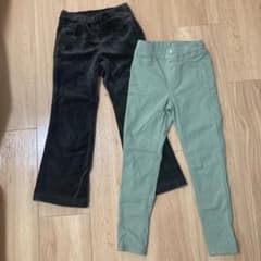 GU キッズ ロングパンツ 2枚セット 110cmのサムネイル