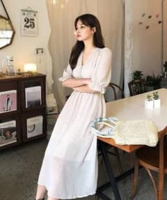 kii様専用♡DHOLIC ドットウエストシャーリングワンピースのサムネイル