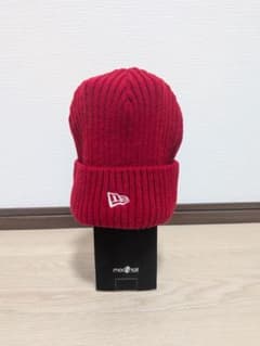 NEW ERA ニット帽 ビーニー レッドのサムネイル