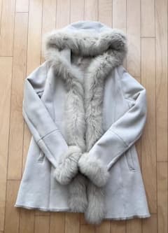 StyleNote 千趣会　美品ムートンコート 羊革　フォックスファーのサムネイル