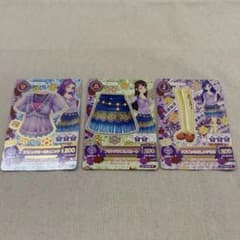 アイカツ 神崎美月 紫吹蘭 風沢そら 3枚セットのサムネイル
