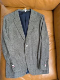 カシミヤ100%✨ポールスミス テーラードジャケット 2B グレー Lサイズ