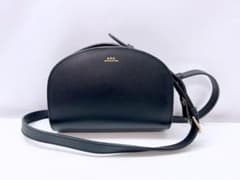美品 APC アーペーセー Demi-Lune ミニバッグ ショルダーバッグ 黒 