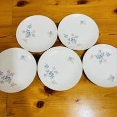 昭和レトロ☆ノリタケ プリンセスシリーズ第二弾21㎝大皿５枚☆美智子さまイメージ 昭和レトロ☆ノリタケ プリンセスシリーズ第二弾21㎝大皿5枚☆美智子