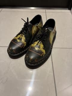 Dr. Martens アートプリント レザーシューズ 総柄 ブラック UK6 Dr. Martens アートプリント レザーシューズ 総柄 ブラック UK6 - メルカリ