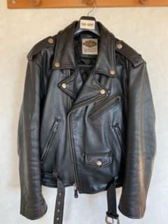 ハーレーダビットソン　ダブルライダースジャケット　革ジャンのサムネイル