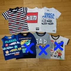 ね子さま専用　Tシャツなど【トミカ／プラレール／GAP／しまじろう】のサムネイル