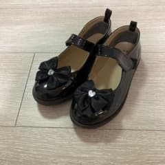 フォーマルシューズ ブラック リボン付きのサムネイル