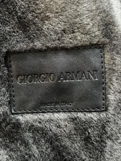 Giorgio Armani 2010 ラムレザー　ダブルブレスト　ジャケットのサムネイル