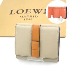✨ABランク✨ LOEWE ミニ財布 アナグラム アマソナ トライフォールド 