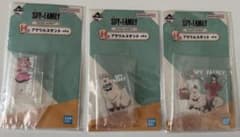 Ichiban Kuji SPY×FAMILY Prize H Acrylic Stand Set of 3