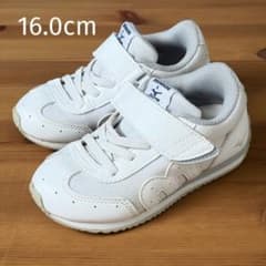 MIKI HOUSE x MIZUNO コラボスニーカー ホワイト 16.0cm - メルカリ
