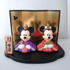陶器製 ミッキー＆ミニー ひな人形 吉徳大光 雛人形 箱入り - メルカリ