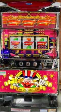 パチスロ実機 ニューアイムジャグラーEX-AE／KTコイン不要機 