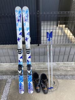 スキー3点セット　136cm  KAZAMAのサムネイル