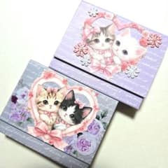 おすそ分け蛇腹ファイル コラージュファイル ファイルのみ ☆ねこ