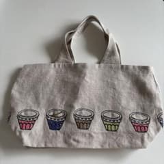 10周年記念 ミナペルホネン ✕ ロミユニコンフィチュール刺繍トートバッグ 10周年記念 ミナペルホネン ✕ ロミユニ、コンフィチュール刺繍トート