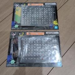 이치 반 복권 Splatoon3 E 상 네임 플레이트 2 종 세트