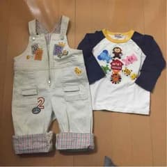 あんず様専用  ロンT＆オーバーオールのサムネイル
