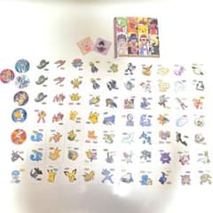 ポケモンパン デコキャラシール 大量セット ホルダー付きのサムネイル