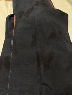 最高峰新品】重要無形文化財 本場結城紬「結」「100亀甲 蝶々文様 